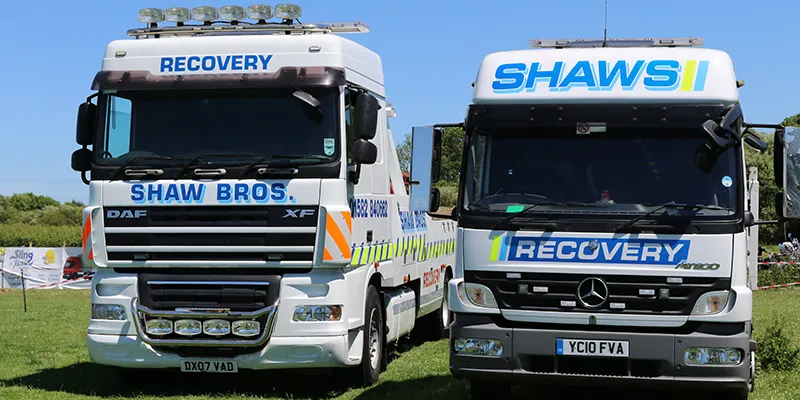 SHAW RECOVERY DX07 VAD DUNSTABLE TRUCK CONVOY TRUCK SHOW BILLINGTON 10.6.17