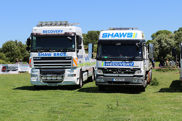 SHAW RECOVERY YC10 FVA DUNSTABLE TRUCK CONVOY TRUCK SHOW BILLINGTON 10.6.17